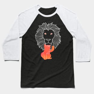 Fierce cat spirit Baseball T-Shirt